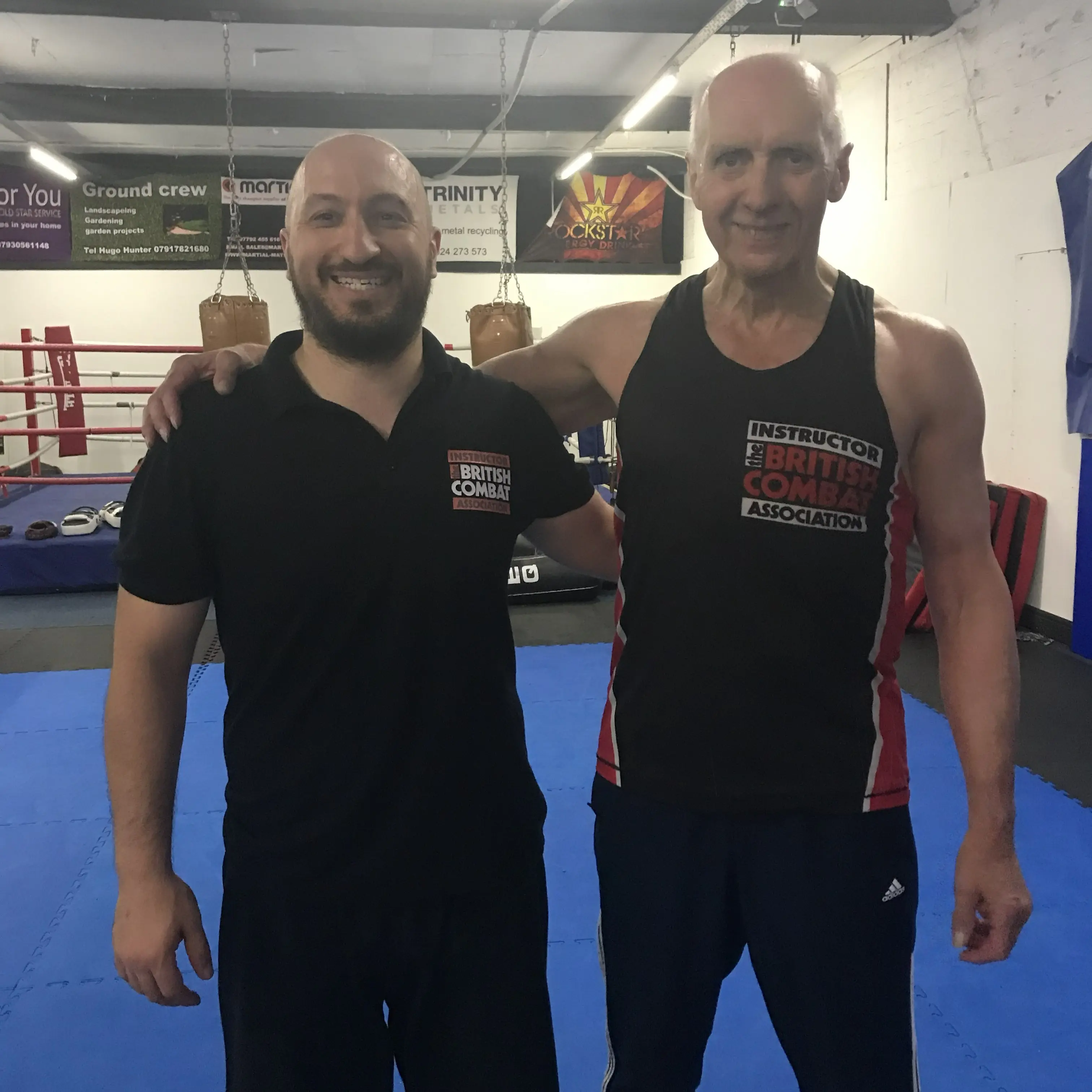 Olgun Tiltay with Peter Consterdine Sensei [10th Dan Karate]